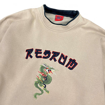 Redrum Vintage Dragon Spellout Sweater - vintageconcierge
