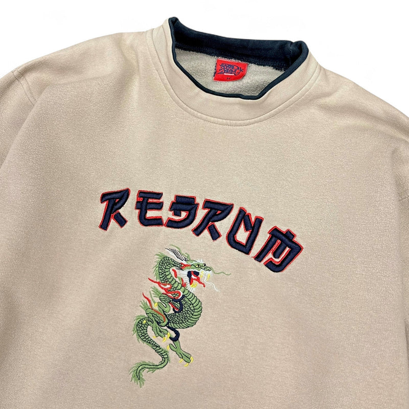 Redrum Vintage Dragon Spellout Sweater - vintageconcierge