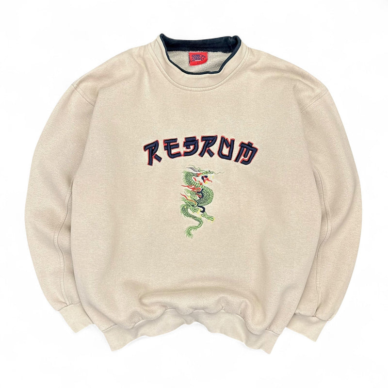Redrum Vintage Dragon Spellout Sweater - vintageconcierge