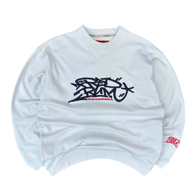 Redrum Vintage Hip-Hop Sweater Weiß - vintageconcierge