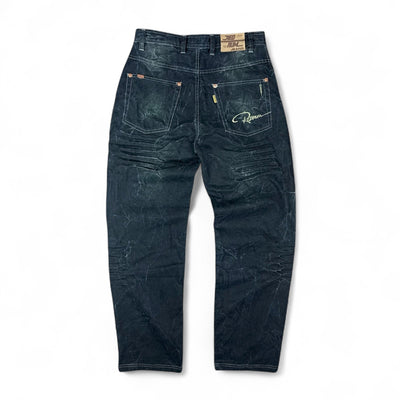 Redrum Vintage Y2K Hip - Hop Jeans Blau - vintageconcierge