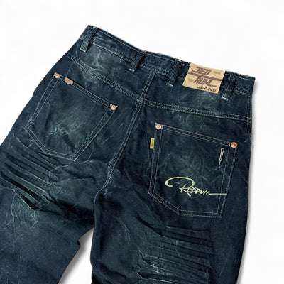 Redrum Vintage Y2K Hip - Hop Jeans Blau - vintageconcierge