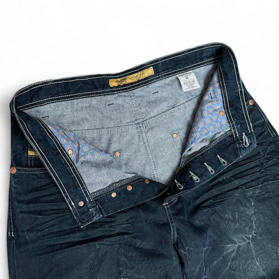 Redrum Vintage Y2K Hip - Hop Jeans Blau - vintageconcierge