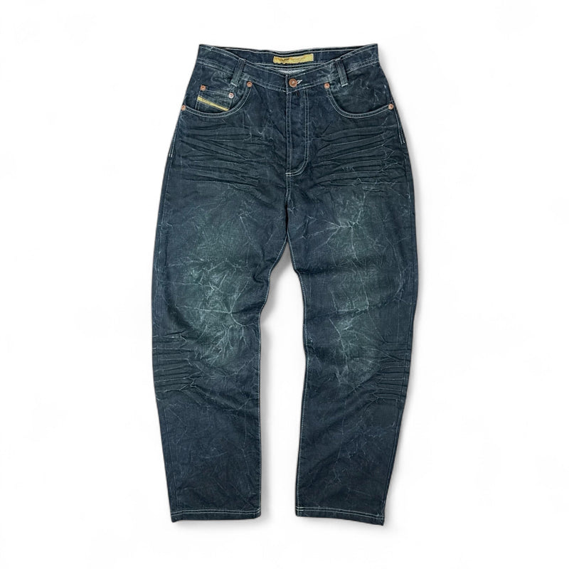 Redrum Vintage Y2K Hip - Hop Jeans Blau - vintageconcierge