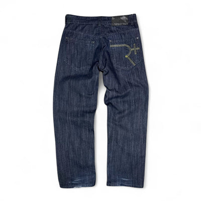 Rocawear Vintage Y2K Jeans Navy - vintageconcierge