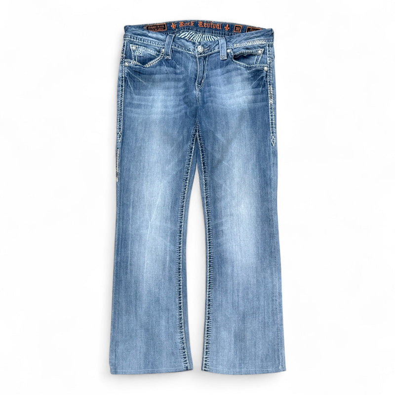 Rock Revival Low Rise Bootcut Jeans - vintageconcierge