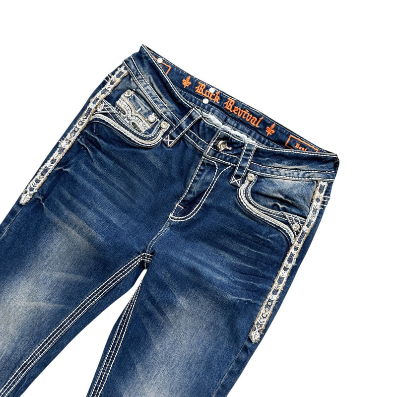 Rock Revival Low Rise Bootcut Jeans - vintageconcierge