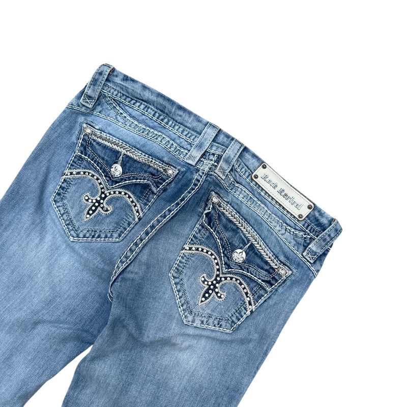 Rock Revival Low Rise Bootcut Jeans - vintageconcierge