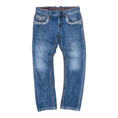 Rock Revival Slim Straight Jeans - vintageconcierge