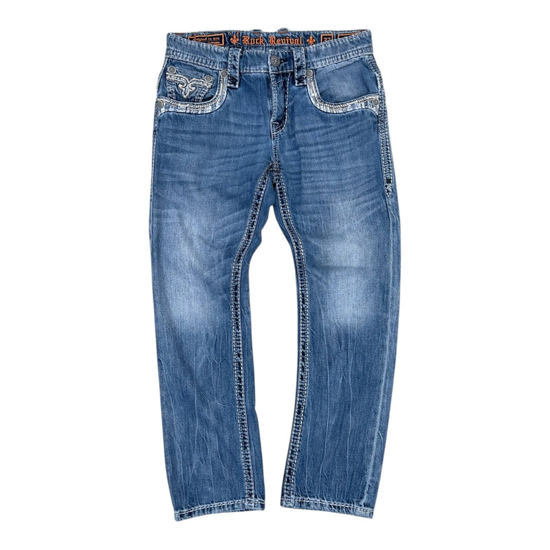Rock Revival Slim Straight Jeans - vintageconcierge