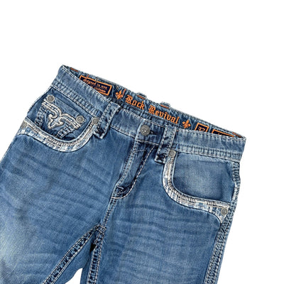 Rock Revival Slim Straight Jeans - vintageconcierge