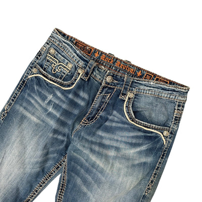 Rock Revival Straight Jeans - vintageconcierge
