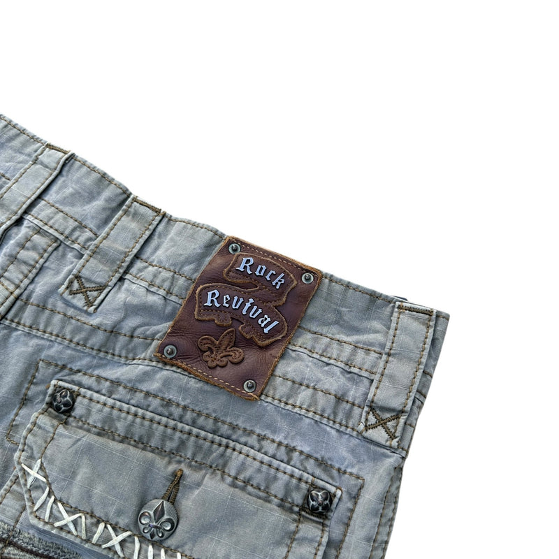 Rock Revival Y2K Cargo Shorts - vintageconcierge