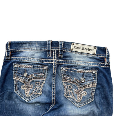Rock Revival Y2K Low Waist Bootcut Jeans - vintageconcierge