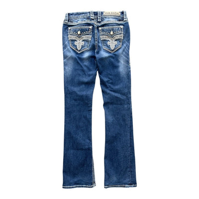 Rock Revival Y2K Low Waist Bootcut Jeans | W27 - vintageconcierge