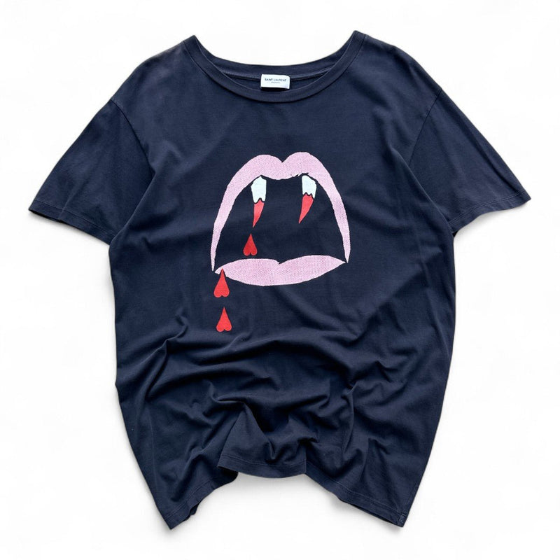 Saint Laurent Paris Vampire T-Shirt - vintageconcierge