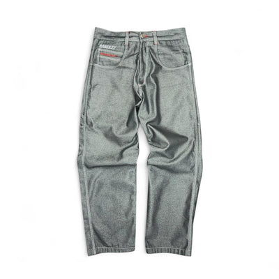 Sancezz Vintage Y2K Hip - Hop Jeans Silber - vintageconcierge