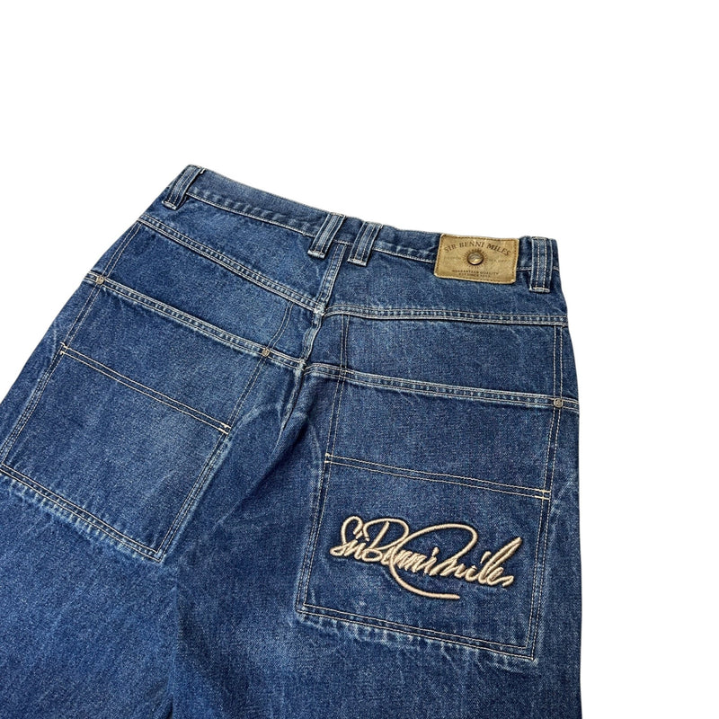 Sir Benni Miles Vintage Baggy Jeans Shorts - vintageconcierge