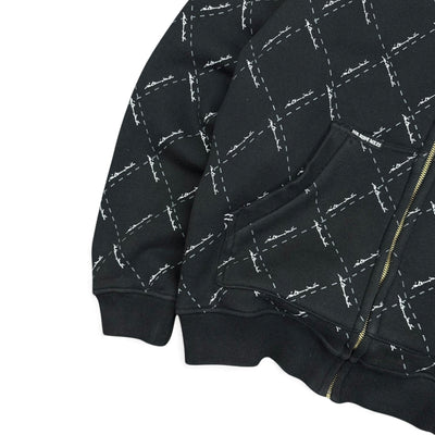 Sir Benni Miles Vintage Hip - Hop Heavy Zip Hoodie - vintageconcierge