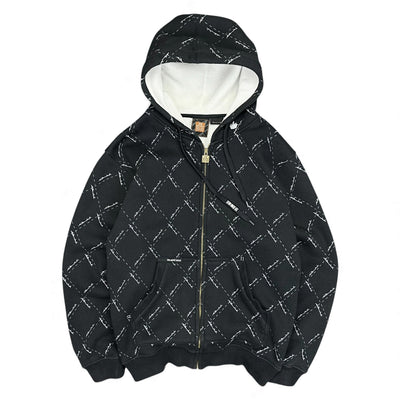 Sir Benni Miles Vintage Hip - Hop Heavy Zip Hoodie - vintageconcierge