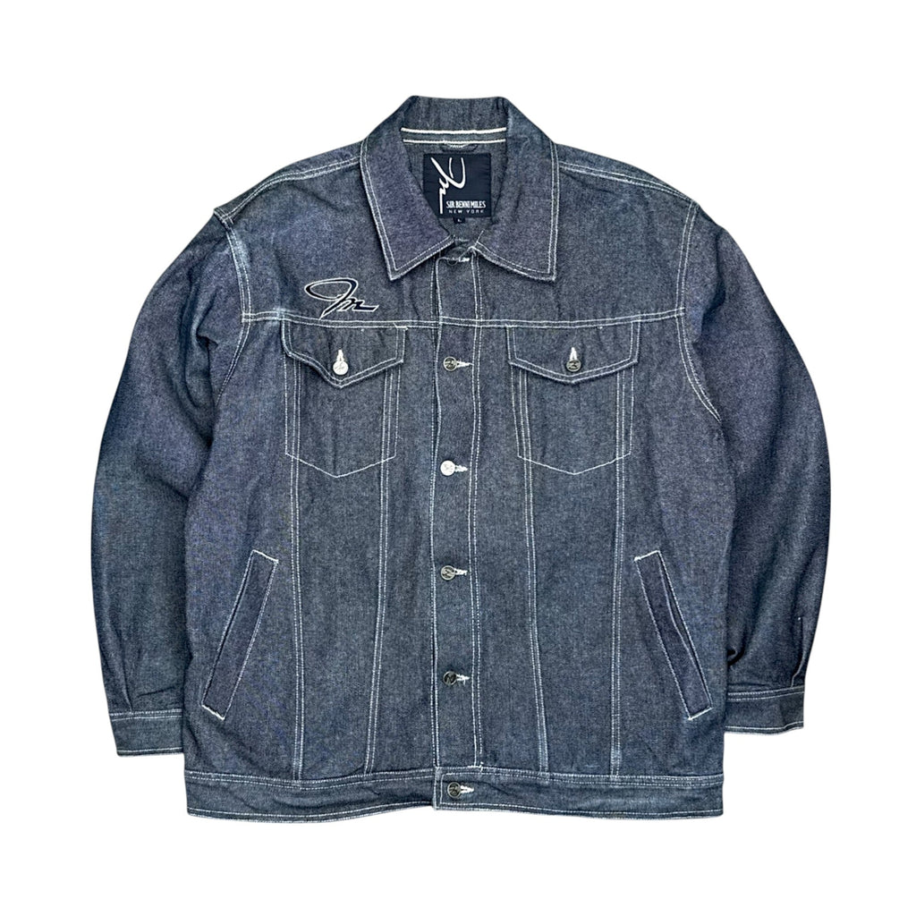 Sir Benni Miles Vintage Spellout Denim Jacke - vintageconcierge