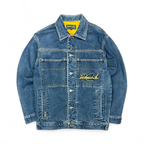 Sir Benni Miles Vintage Spellout Denim Jacke - vintageconcierge