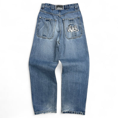 Sir Benni Miles Vintage Y2K Hip Hop Baggy Jeans - vintageconcierge