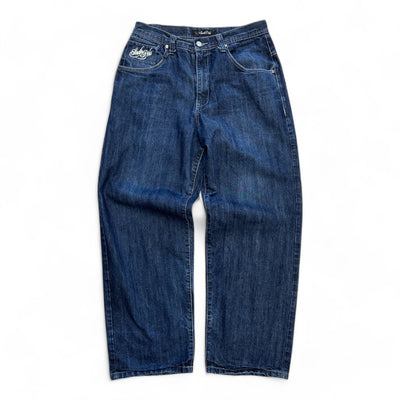 Southpole Koi Baggy Denim Jeans - vintageconcierge