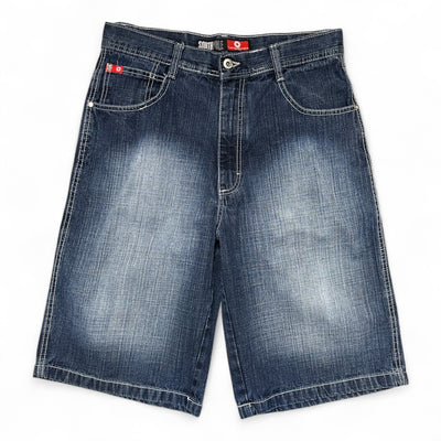 Southpole Vintage Y2K Baggy Jeans Shorts - vintageconcierge