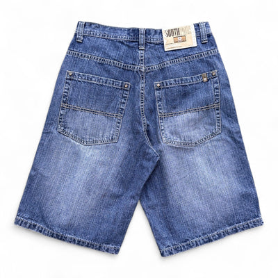 Southpole Vintage Y2K Baggy Jeans Shorts Jorts - vintageconcierge