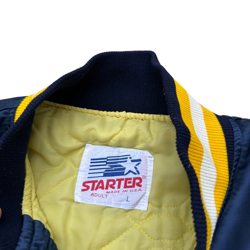 Starter 90s Michigan Wolverine Satin Jacke - vintageconcierge