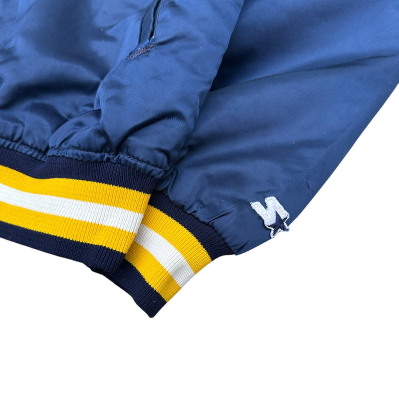 Starter 90s Michigan Wolverine Satin Jacke - vintageconcierge