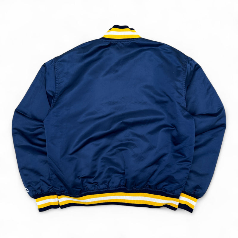 Starter 90s Michigan Wolverine Satin Jacke - vintageconcierge