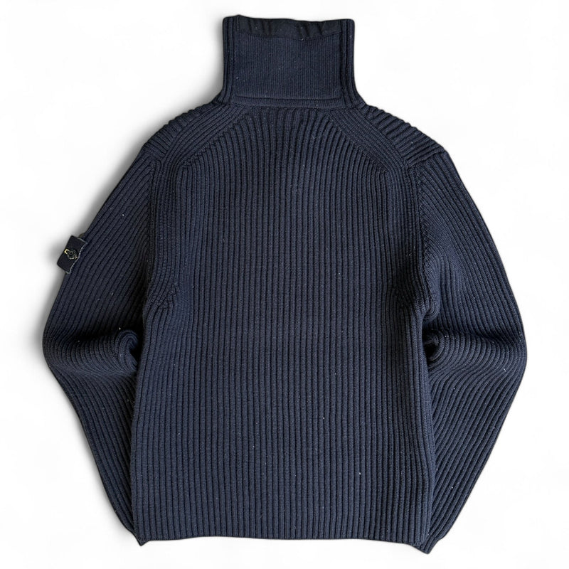 Stone Island Half Zip Knit Stricksweatshirt - vintageconcierge