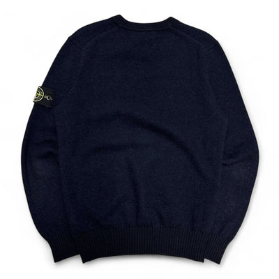 Stone Island Knit Sweatshirt Navy - vintageconcierge