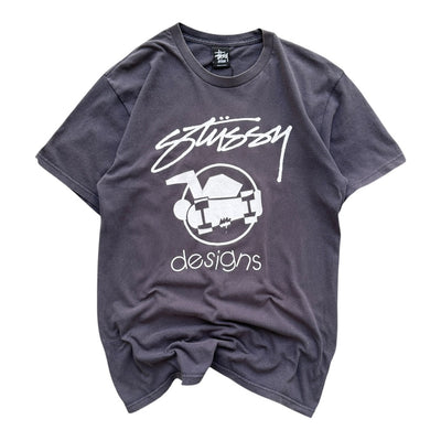 Stüssy Designs Skate Logo T-Shirt | M - vintageconcierge