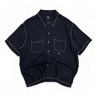 Stüssy Contrast Picked Stitched Shirt - vintageconcierge