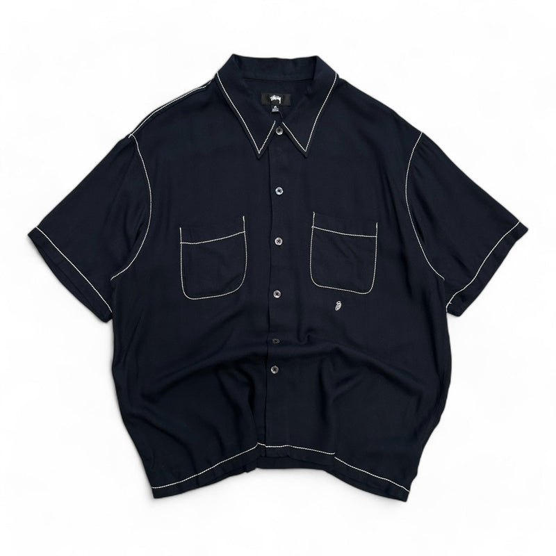 Stüssy Contrast Picked Stitched Shirt - vintageconcierge