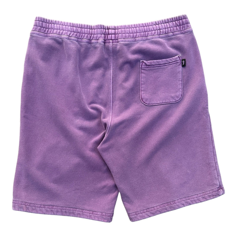 Stüssy Dyed Cotton Shorts Purple - vintageconcierge