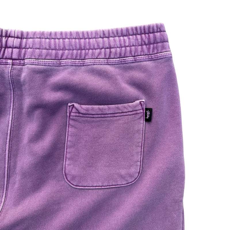 Stüssy Dyed Cotton Shorts Purple - vintageconcierge