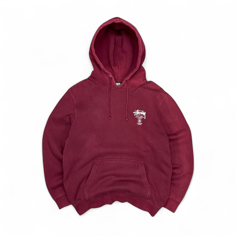 Stüssy Vintage International Cities Hoodie - vintageconcierge