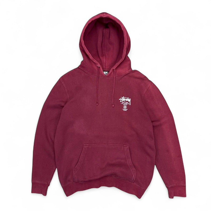 Stüssy Vintage International Cities Hoodie - vintageconcierge
