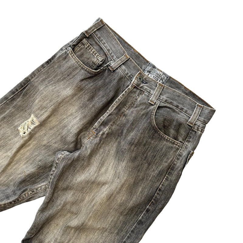 Stüssy Workgear Backprint Jeans - vintageconcierge