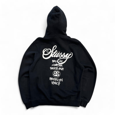 Stüssy World Tour Hoodie - vintageconcierge