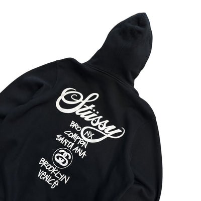 Stüssy World Tour Hoodie - vintageconcierge