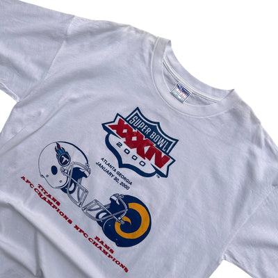 Super Bowl XXXIV Atlanta 2000er Vintage T-Shirt - vintageconcierge