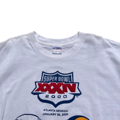 Super Bowl XXXIV Atlanta 2000er Vintage T-Shirt - vintageconcierge