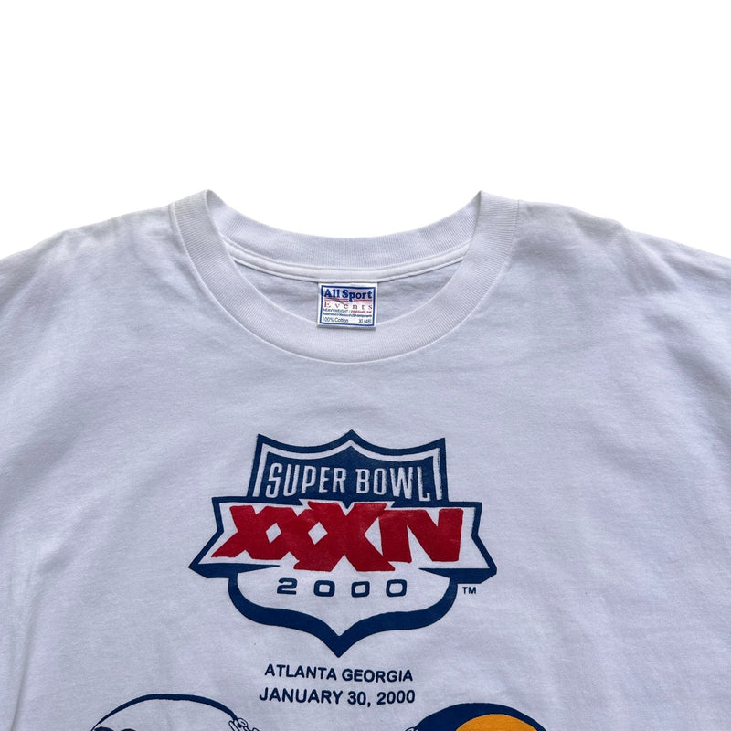Super Bowl XXXIV Atlanta 2000er Vintage T-Shirt - vintageconcierge