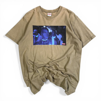 Supreme America Eats Its Young T-Shirt Light Olive | M - vintageconcierge