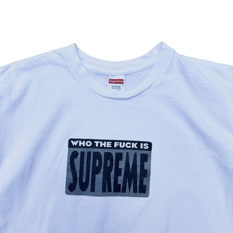 Supreme Who the F*** T-Shirt SS19 - vintageconcierge